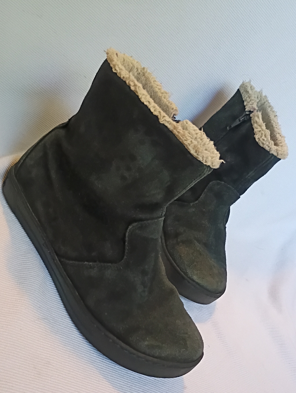 Birkenstock Black Suede Winter Ankle Boots